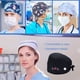 thumbnail image 3 of Paquete De 4 Gorros De Trabajo Para Enfermera, Servicio Prolongado, Color Puro, Botón Pulido Opaco, Gorros De Trabajo Multifuncionales Unisex, Uniformes De Trabajo Scienceny AP008643-02, 3 of 5