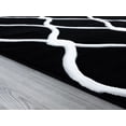 thumbnail image 3 of United Weavers Drachma Freya Modern Trellis Area Rug, Black, 5'3" x 7'6", 3 of 5