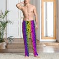 thumbnail image 4 of KLL Mens Pajama Pants for Men,Mens Lounge Pants,Funny Gifts for Men,Men's Pajama Bottoms-Animal Paw Rainbow, 4 of 5