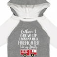 thumbnail image 4 of Inktastic Future Firefighter Like Daddy Boys Long Sleeve Baby Bodysuit, 4 of 5