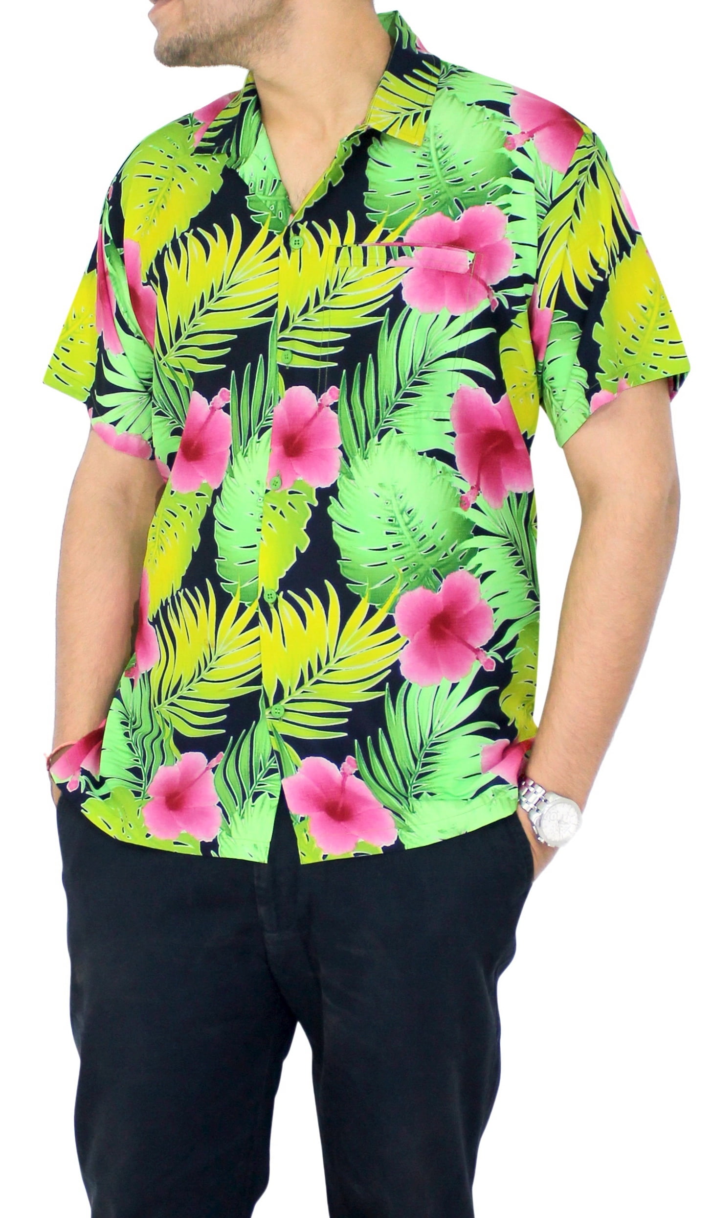 Hawaiian Palm Tree and Sea Turtle Womens Fashion Short Sleeve T-Shirts