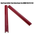 thumbnail image 2 of Grill Bar V Brace for BMW F30 F31 F32 Front Grille Trim Strip Cover Red 2PCS, 2 of 9