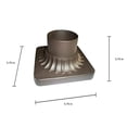 thumbnail image 2 of Designers Fountain 1916-ORB Collection Valeur Support de Quai, Bronze Huilé, 2 of 6