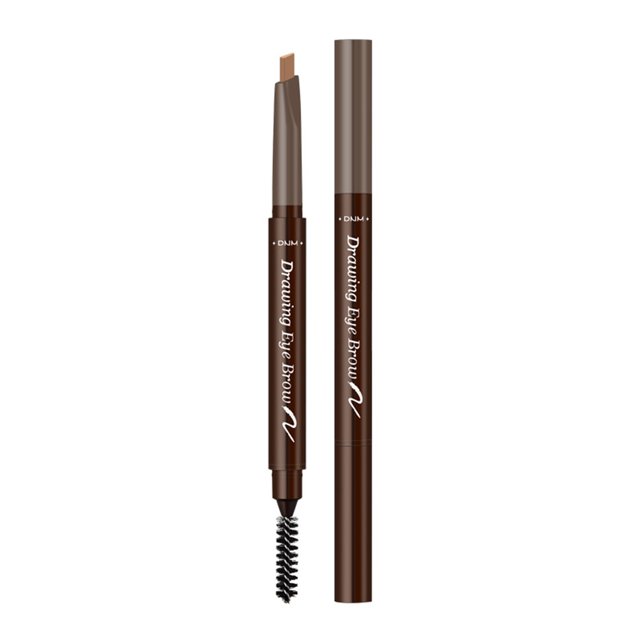 WREESH Dual-head Dual-use Eyebrow Pencil With Automatic Rotating Refill Waterproof And Sweat Proof