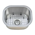 thumbnail image 5 of Wells Sinkware CMU1513-7 15 in. 18 Gauge Undermount Single Bowl Stainless Steel Bar Sink, 5 of 5