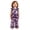 A-Purple214, variant on JAJAHO Toddler Baby Girl Halloween Clothes Sleeveless Ruffle Ghost Embroidery Plaid Tops Pants 2 Piece Set 6M-4Y