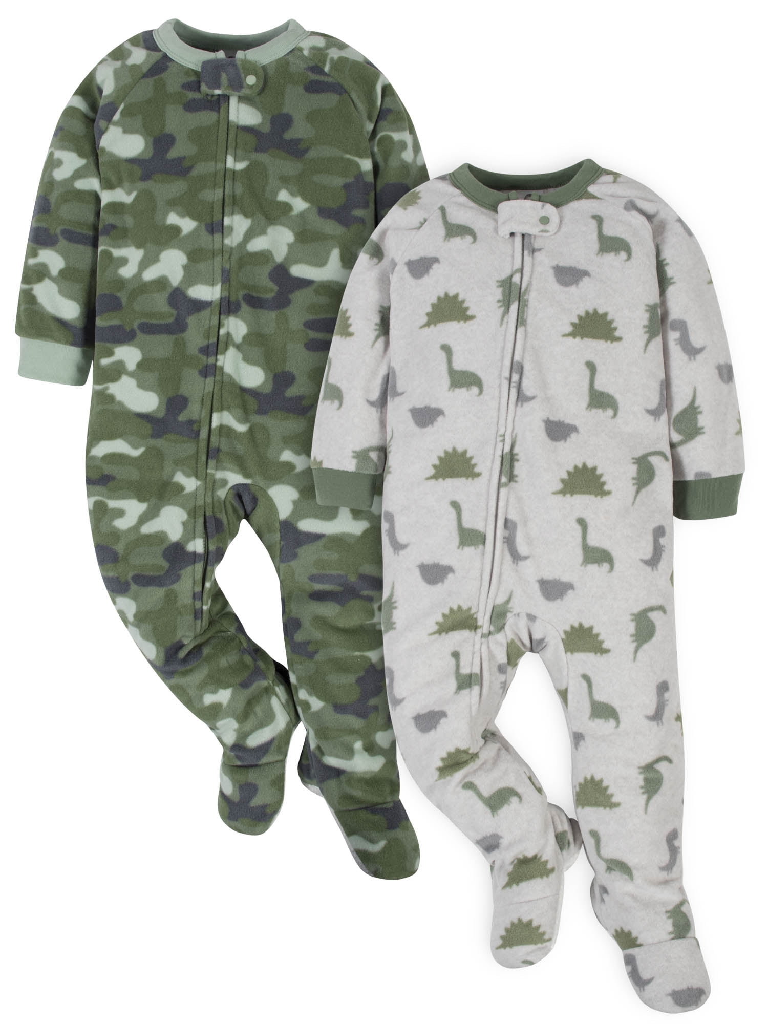 Boys All In One Sleepsuit Soft Microfleece Skull Camouflage Print SALE PRICE 