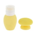 thumbnail image 1 of Botella Vacía Portátil Del Viaje Para El Envase Cosmético Del Artículos De Tocador Del Maquillaje Amarillo Macarena Botellas de viaje vacías, 1 of 5