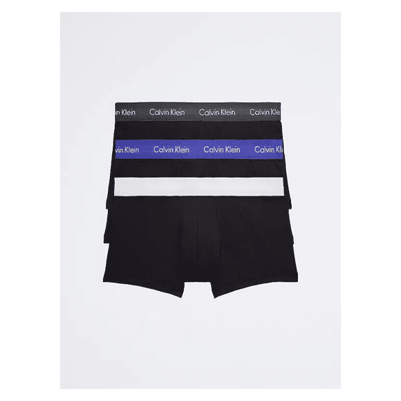 Calvin Klein NB2614960 Cotton Stretch 3-Pack Low Rise Trunk XL