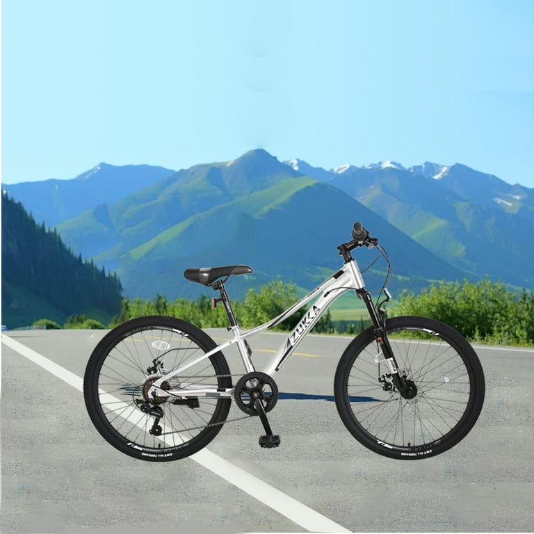 Meghna 7-Speed Mountain Bike for Girls Boys 24 inch Shimano Kids