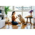 thumbnail image 5 of Juguetes educativos para perros, dispositivo de terapia interactiva, comedero lento para perros, mejora del coeficiente intelectual canino, juego de entrenamiento para perros (azul), 5 of 5