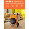 thumbnail image 2 of 190 PPD Commercial Dehumidifier with Pump, Large Room Industrial Dehumidifier with Drain Hose for 7500 Sq. Ft Basements, Job Sites, Garages, Flood Repair, Water Damage Restoration, 2 of 8
