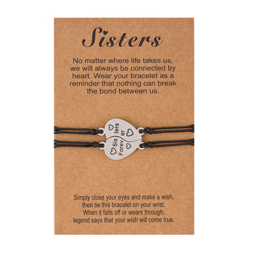 Friendship Bracelets Women Girls Sister Bracelet Best Friend Mother's Day  Gift - Walmart.com