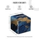 thumbnail image 4 of Balery Navy Blue Marble Porta Pañuelos de Cuero con Estampado – Funda Moderna Cuadrada para Caja de Pañuelos, Dispensador 5x5x5'', 4 of 7