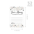 thumbnail image 5 of Koyal Wholesale Share a Memory Cards, Terrazzo Cards for Wedding, Baby Life Memories, 4" x 6", 52-Pk, 5 of 5