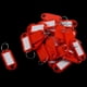 thumbnail image 5 of 90 Piezas Porta Llaves de Plástico para Equipaje de Etiqueta de IdentificacióN Llaveros con Placa de Nombre, Color: Rojo, 5 of 5