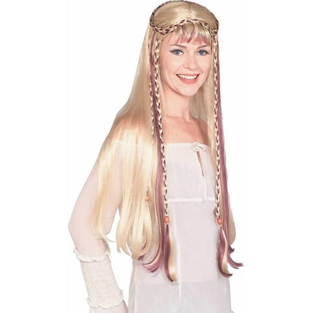 Adult Medieval Maiden Wig Rubies 50675