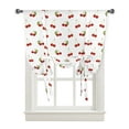 thumbnail image 3 of Cherry Fruit Retro Window Curtain for Living Room Bedroom Balcony Cafe Kitchen Tie-up Curtain, 3 of 5