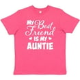thumbnail image 3 of Inktastic My Best Friend is My Auntie with Hearts Youth T-Shirt, 3 of 5