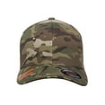 thumbnail image 3 of Flexfit Men's Athletic Baseball Fitted Cap, Multicam Green, XX-Large, 3 of 3