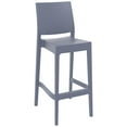 thumbnail image 4 of Compamia Sky Maya Square Bar Set with 2 Barstools Dark Gray, 4 of 4
