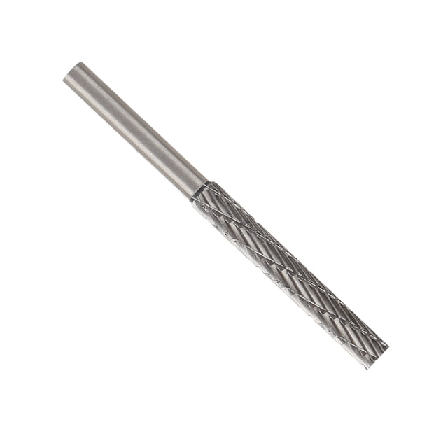 Lima rotatoria de grano único para carpintería, cabezal de pulido para tallado y grabado de acero de aleación, rebabas de metal duro, 4 x 5 x 35 x 60 mm