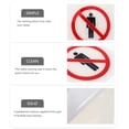 thumbnail image 3 of unbranded Pegatina De Seguridad En Acrílico Para Señal De No Entrada Con Recubrimiento, 3 of 8