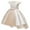 Beige, variant on Fesfesfes Toddler Girls Temperament Dress Bowknot Cute Mermaid Beading Birthday Party Gown Dresses Clearance