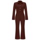 thumbnail image 4 of Gibobby Pantalones cortos Mono recto informal de cintura alta de otoño invierno para mujer(Café， XL), 4 of 5