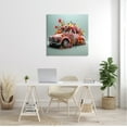 thumbnail image 3 of Stupell Industries Blooming Florals Antique Car Transportation Painting Gallery Wrapped Canvas Art Print Wall Art, 30 x 30, 3 of 8