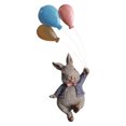 thumbnail image 1 of Globo animales escultura colgante de pared resina estatua figurita hogar Conejo Sunnimix Escultura para colgar en la pared, 1 of 7