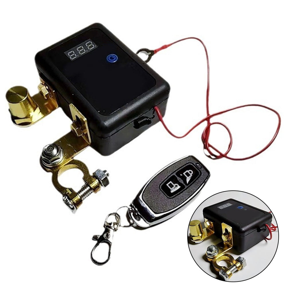 Kill Switch For Car Remote Battery Disconnect Switch 12V 260A With Led Digital Fangkenuo
