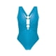 thumbnail image 3 of Trajes de Baño de Corte Alto para las Mujeres Correa sin Espalda Color Sólido con Cojín de Pecho Verano Inalámbrico, 3 of 7
