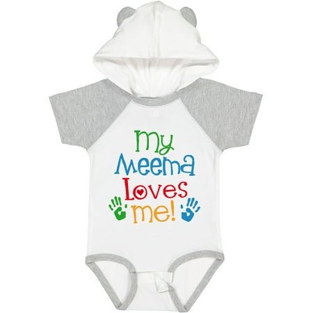

Inktastic My Meema Loves Me Gift Baby Boy or Baby Girl Bodysuit