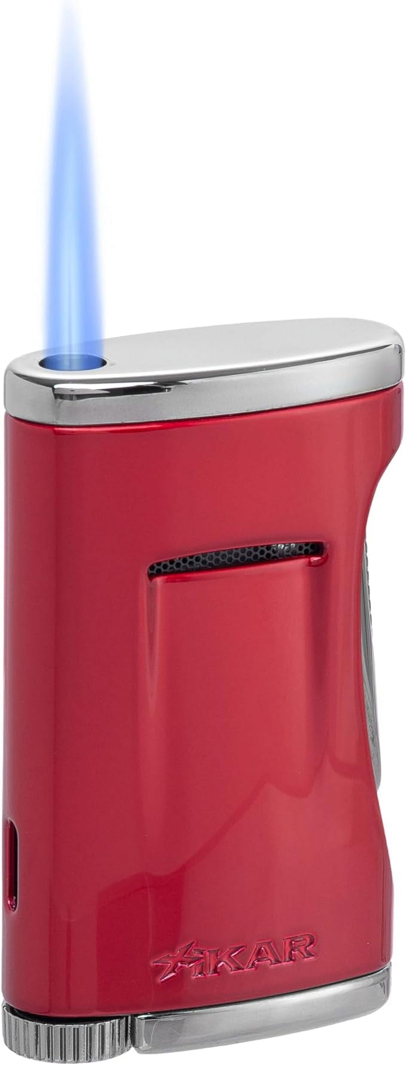 Xikar Xidris Single Jet Flame Lighter, Daytona Red