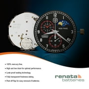 Renata 362 Button Cell watch battery, 5 Pack