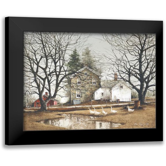 Rossini, John 14x11 Black Modern Framed Museum Art Print Titled - Cold Swim