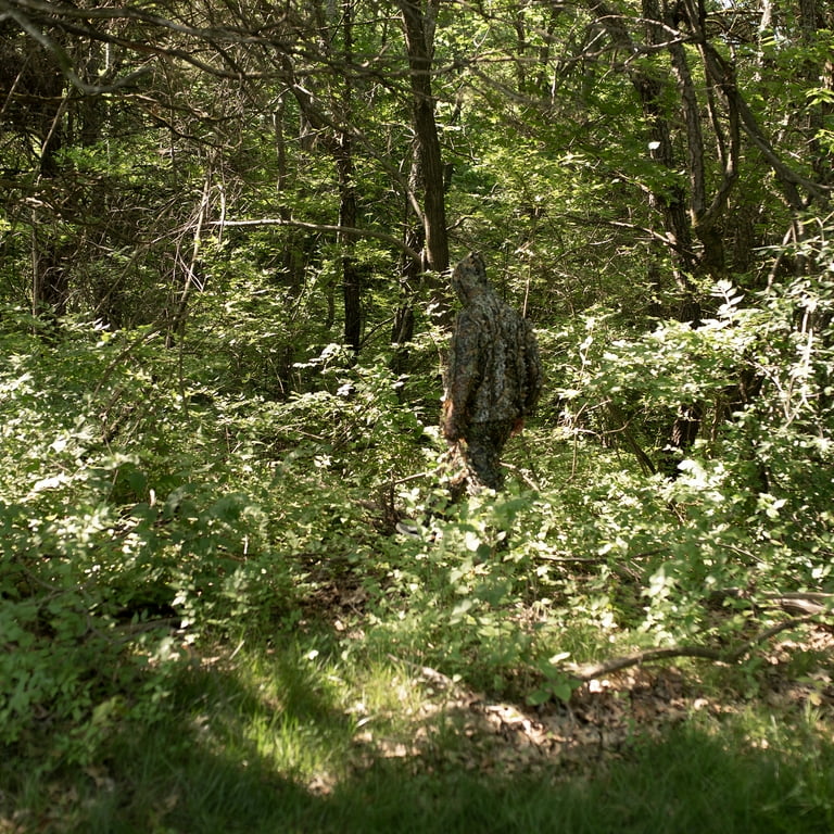 VIVO Adult XL/XXL Ghillie Suit - Leafy Camo Outfit for Forest