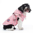 thumbnail image 3 of Dog Winter Coat  Windproof Cozy Cold Weather Dog Jacket  Fleece Lining Dog Apparel Reflective Dog Vest for Small Medium Dogs Dark Blue S, 3 of 9