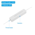 thumbnail image 3 of Unique Bargains 5 Pcs Résistances 10 Ohms, Kit de Résistance en Céramique 10W pour Adaptateurs Audio 5 %, 3 of 4