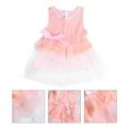 thumbnail image 3 of GOOHOCHY Baby Girls Sleeveless Dress Tulle Tutu Sundress for Kids Party Size 4 (Pink), 3 of 8