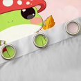 thumbnail image 4 of Manfei Cute Cartoon Frog Black Out Curtains,Rustic Fungus Mushroom Curtains Pack of 2 (42x63 Each),Brown Maples Red Berry Bedroom Curtains For Kids,Ultra Soft Home Decor, 4 of 6