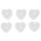 thumbnail image 1 of Velas sin llama, 6 piezas de luz de vela decorativa en forma de corazón, luz de vela en forma de corazón, construida para profesionales, 1 of 8