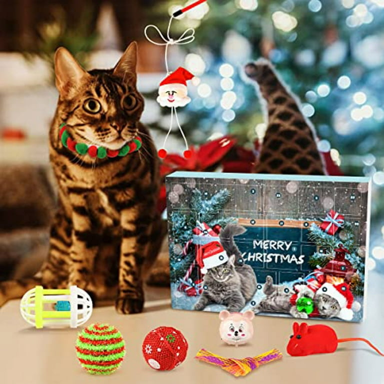 Toys For Cats Assorted Advent Calendar Cat Toy Cattery Supplies Set Cat Toys Pack For Small Rabbit Njala Kids Toys Walmart
