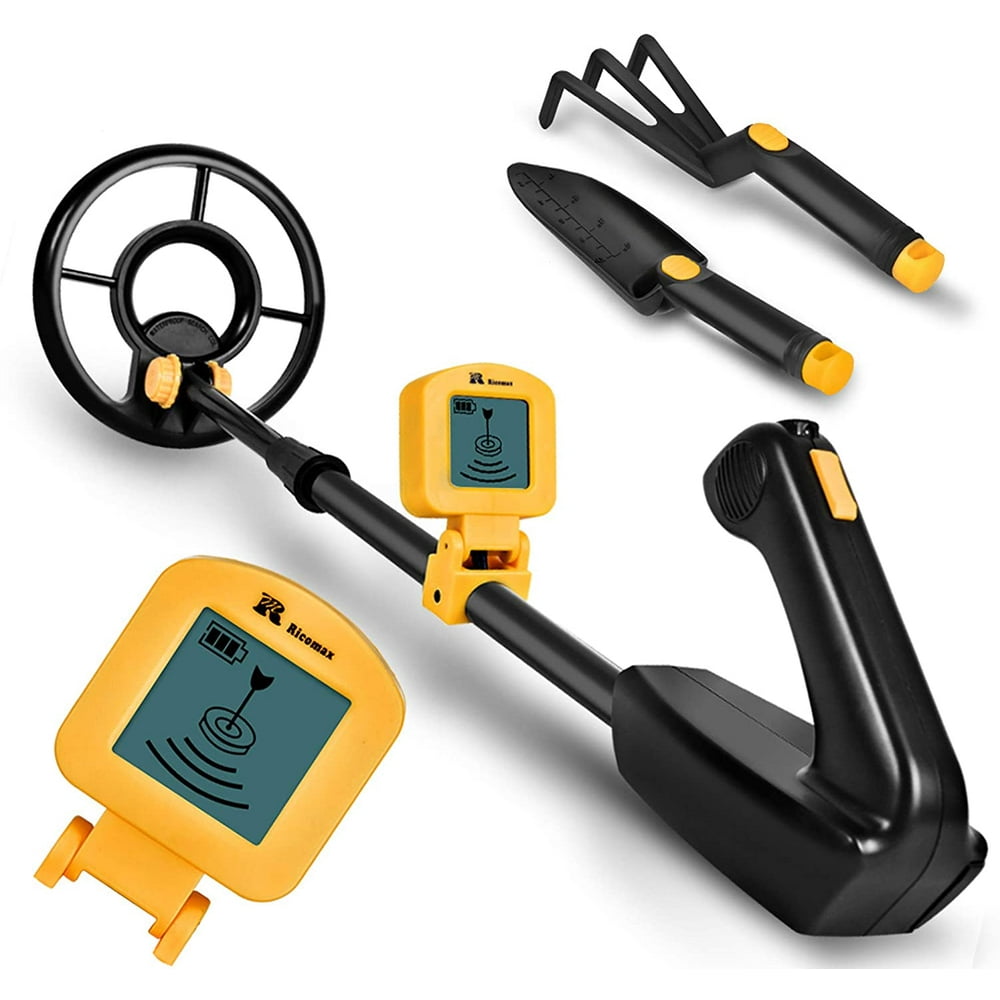 RM RICOMAX Metal Detector for Kids - 7.4 Inch Waterproof Kid Metal