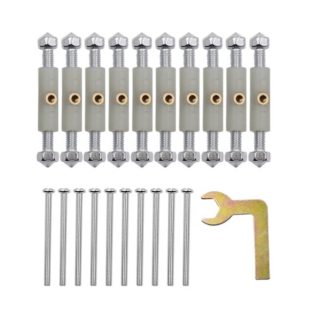 Methold Cassette Screws Support Rod Kit Rust Resistant Repair Device for Wall Switch Electrónica 86 Blanco