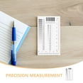 thumbnail image 2 of Miangastore 2 Pcs High-Precision Transparent Crack Width Ruler Scratch And Spot Appearance Inspection Ruler Crack Width Gauge For Construction, 2 of 9