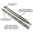thumbnail image 4 of Hickory Hardware P1050-24-2C-5B 24 in. 81.03 mm Side Mount Drawer Slide, Cadmium - Pack of 5, 4 of 5
