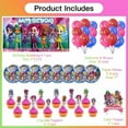 thumbnail image 4 of Rainbow Rangers Birthday Party Supplies Balloons Plates Decoration Cake Topper Decor Tableware Banner Backdrop, 4 of 8