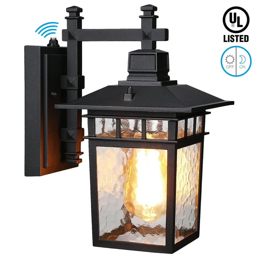 LEONLITE 2Pack Dusk to Dawn Outdoor Wall Lantern, Water LEONLITE 2Pack Dusk to Dawn Outdoor Wall Lantern, Water